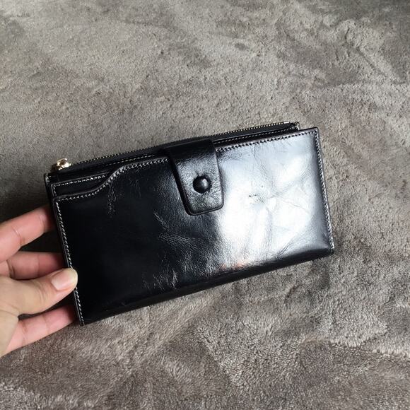 Unbranded Leather Brown Leather Wallet New No tag - Picture 1 of 6